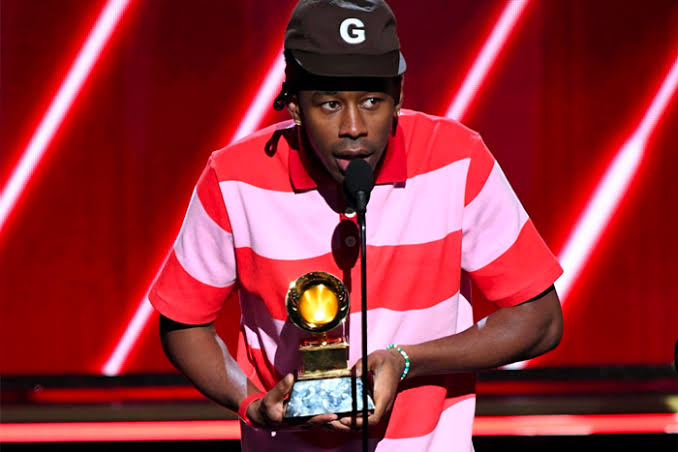 Tyler The Creator, Shades The Grammys During His Grammy Awards Acceptance Speech, Calls It A Back-handed Compliment