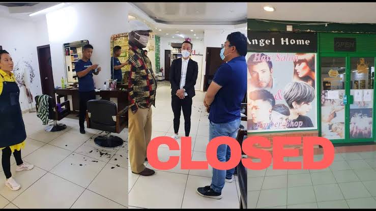 Zambian Chinese Barbershop