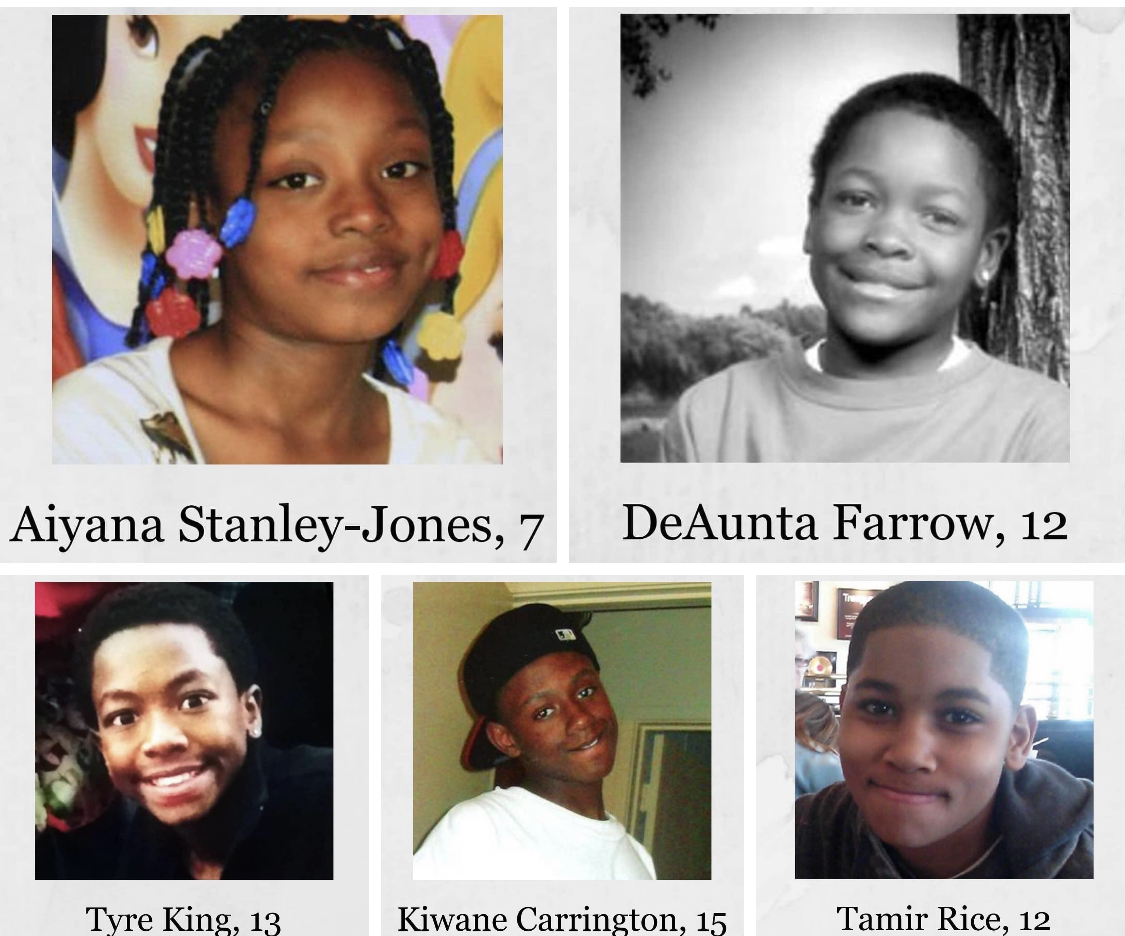 Ten Children That Have Been Shot And Killed By The U.S Police