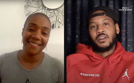 Tiffany Haddish and carmelo 