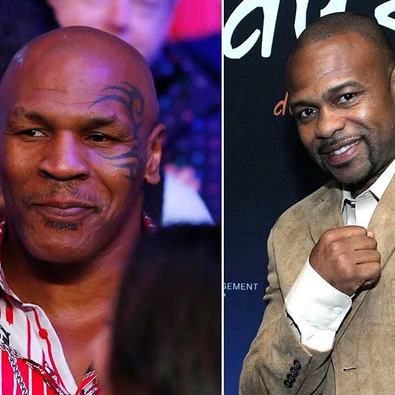 Mike Tyson and Roy Jones Junior 