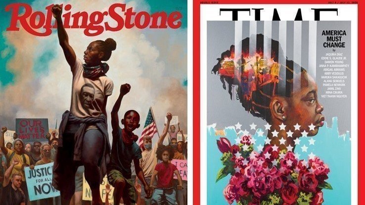Time and rolling stone magazine