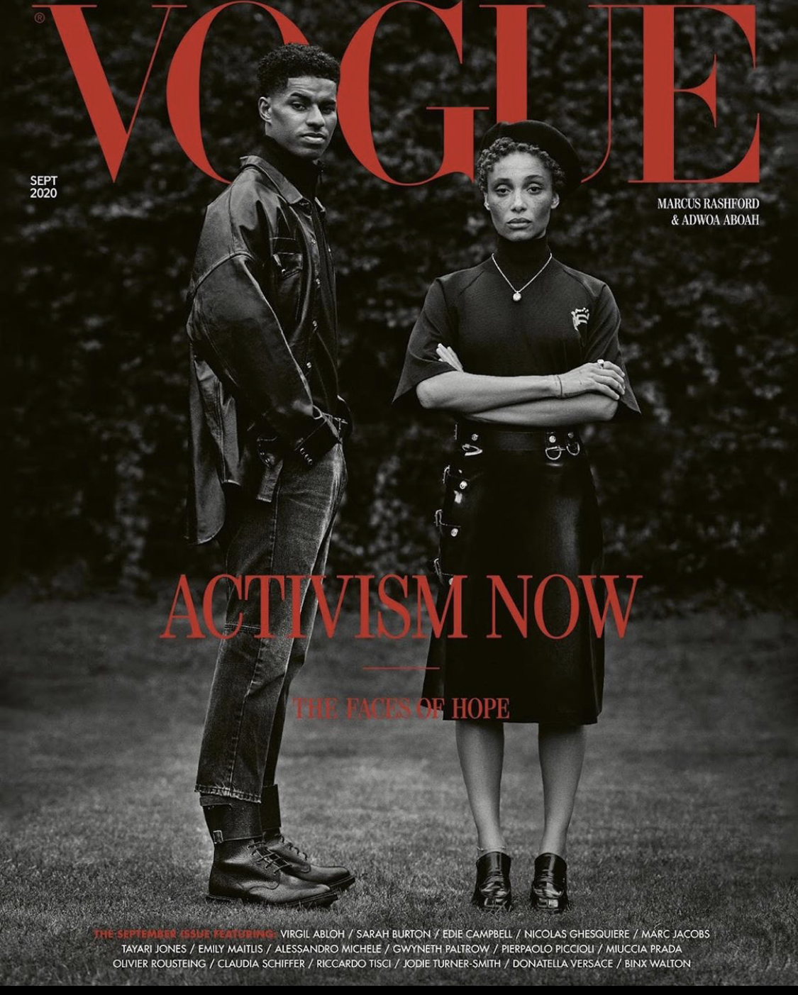 British Vogue activism now