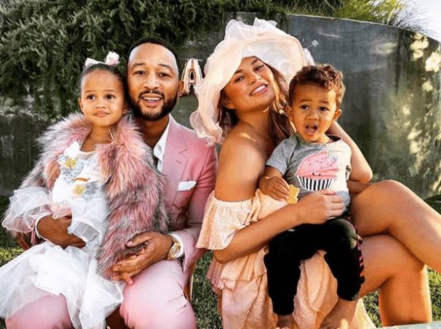 John Legend and family 