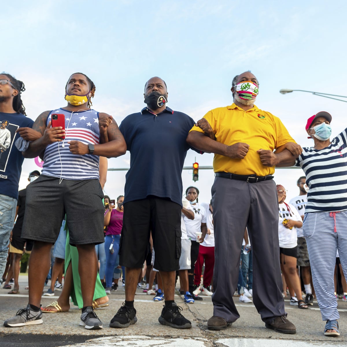 Protesters in Louisiana 