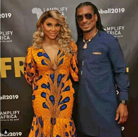 Tamar Braxton and David Adefeso 