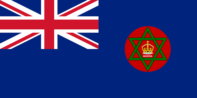 Colonial flag of nigeria 