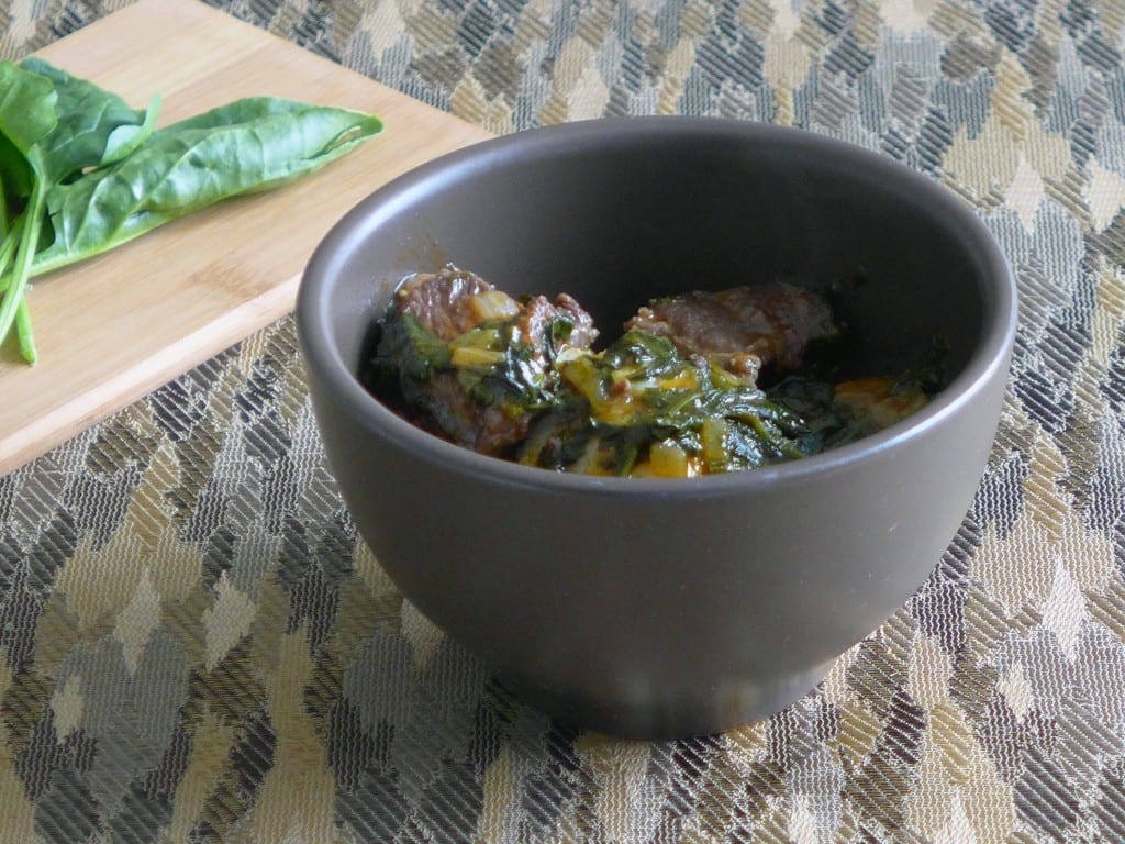 Gboma Dessi a Togolese sauce 