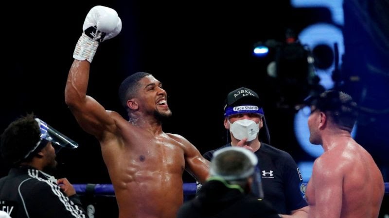 ANTHONY JOSHUA KNOCKS OUT PULEV TO RETAIN HIS WORLD HEAVYWEIGHT TITLES! Anthony Joshua knocks off
