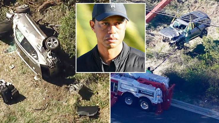 Tiger woods car crash 
