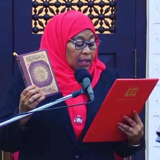 Tanzania Gets First Ever Female President, As Samia Suluhu Hassan Is Sworn In
