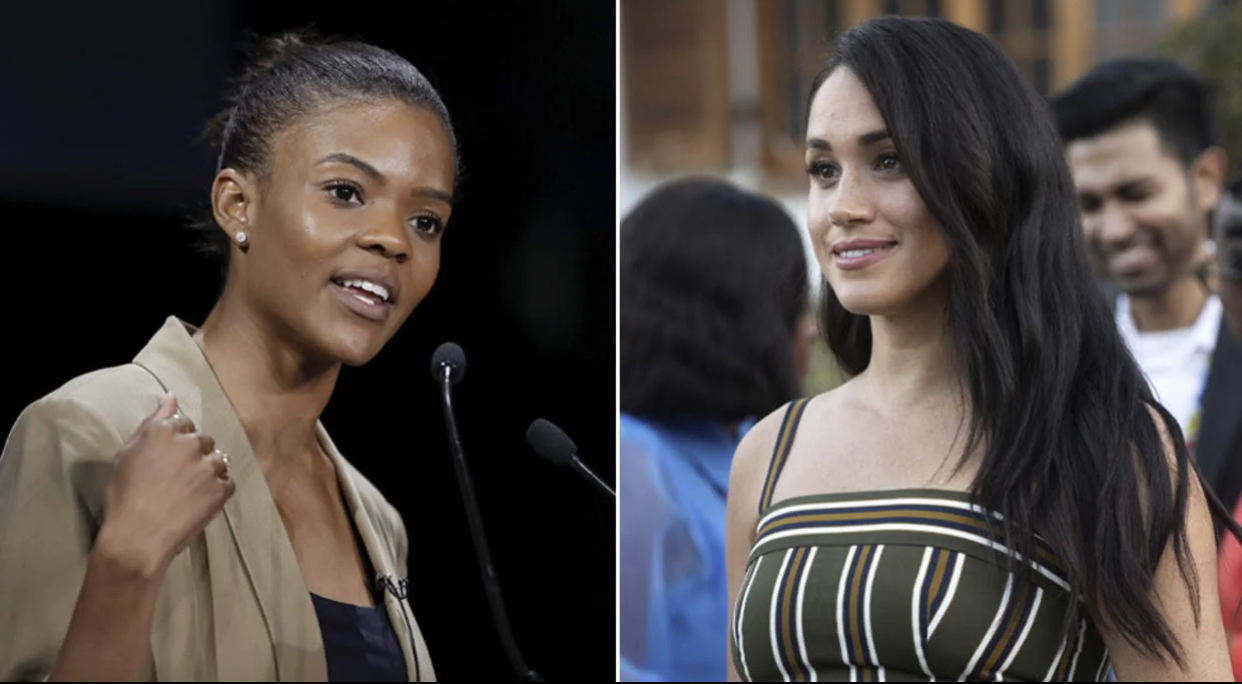 “Meghan Doesn’t Look Black”; Candace Owens Defends Piers Morgan, Calls Meghan Markle A Liar