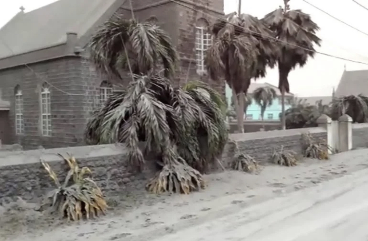 Update: About 20,000 People Have Been Displaced As Volcanic Eruption In St.Vincent Worsens 