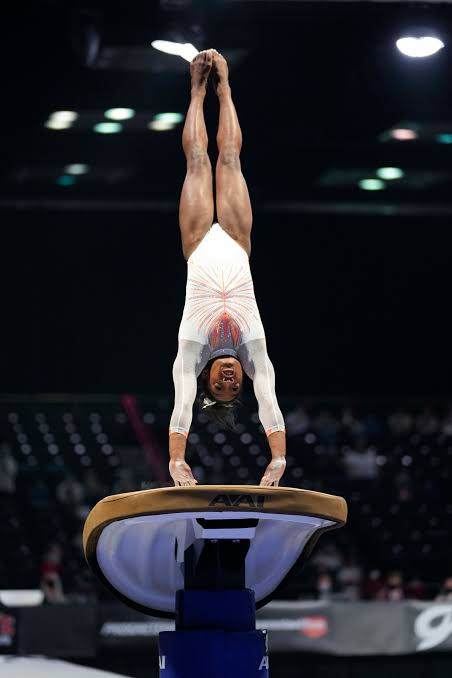 SIMONE BILES MAKES HISTORY AS FIRST WOMAN GYMNAST TO LAND YURCHENKO DOUBLE PIKE VAULT AT U.S. CLASSIC