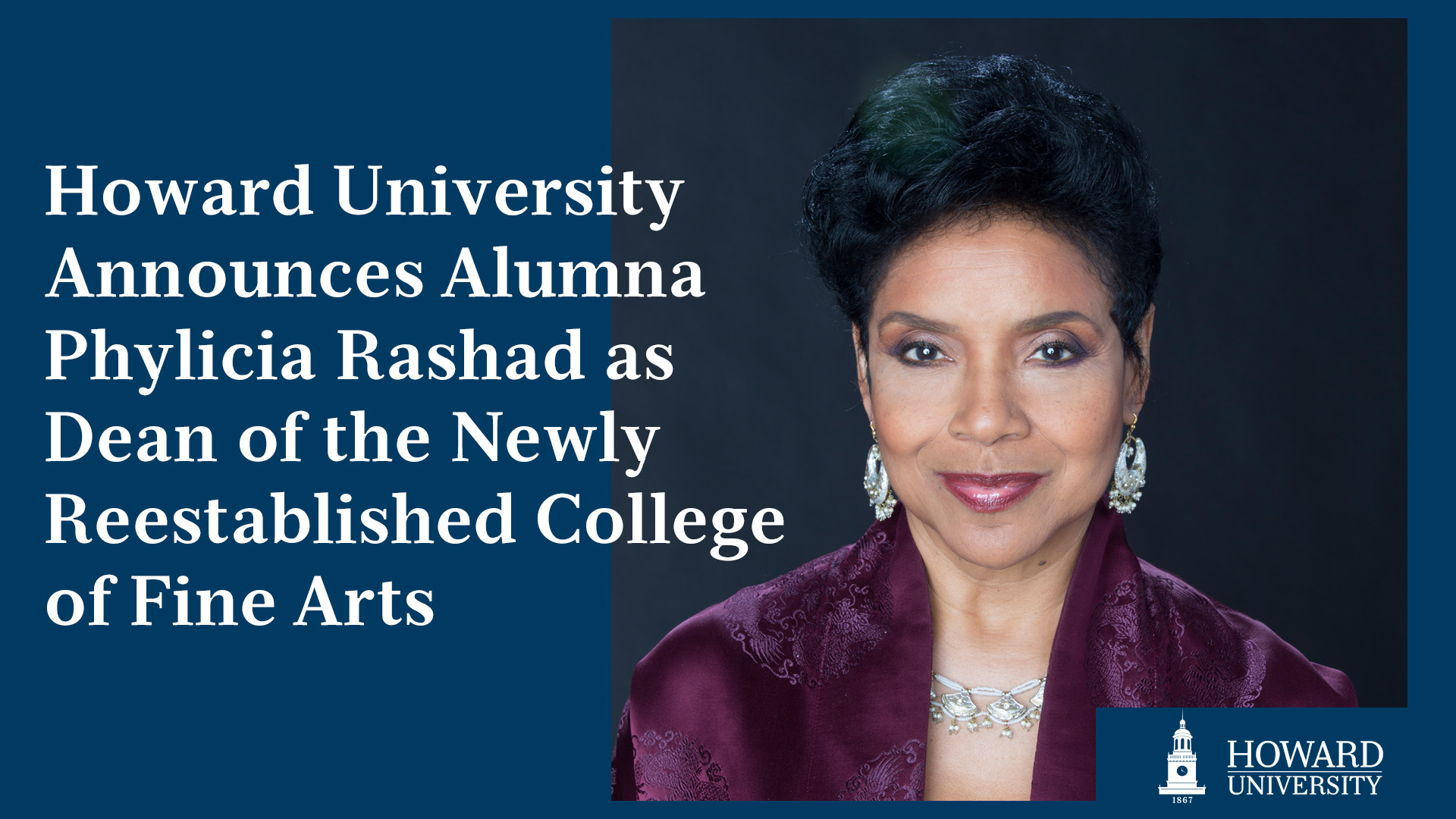 Phylicia Rashad Announced As Dean Of Howard University’s College Of Fine Arts