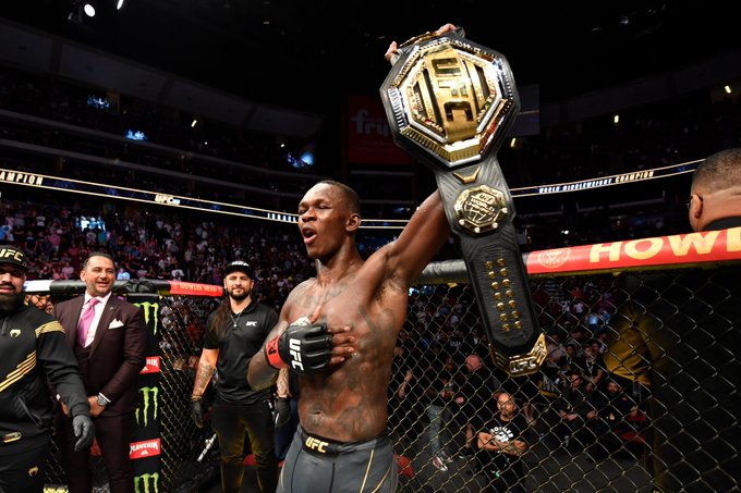Nigeria’s Stylebender, Israel Adesanya defeats Italian Opponent to retain his UFC Middleweight title