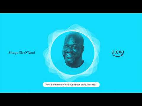 The Baritone Voice Of Shaquille O’neal, now part of Alexa’s Voices