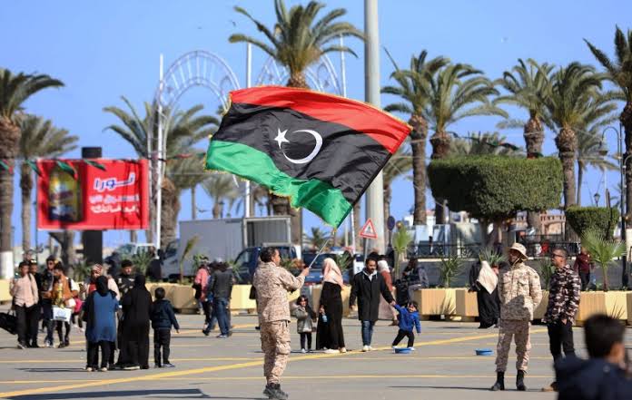Libyans Celebrate to mark the anniversary of 'liberation' of Tripoli