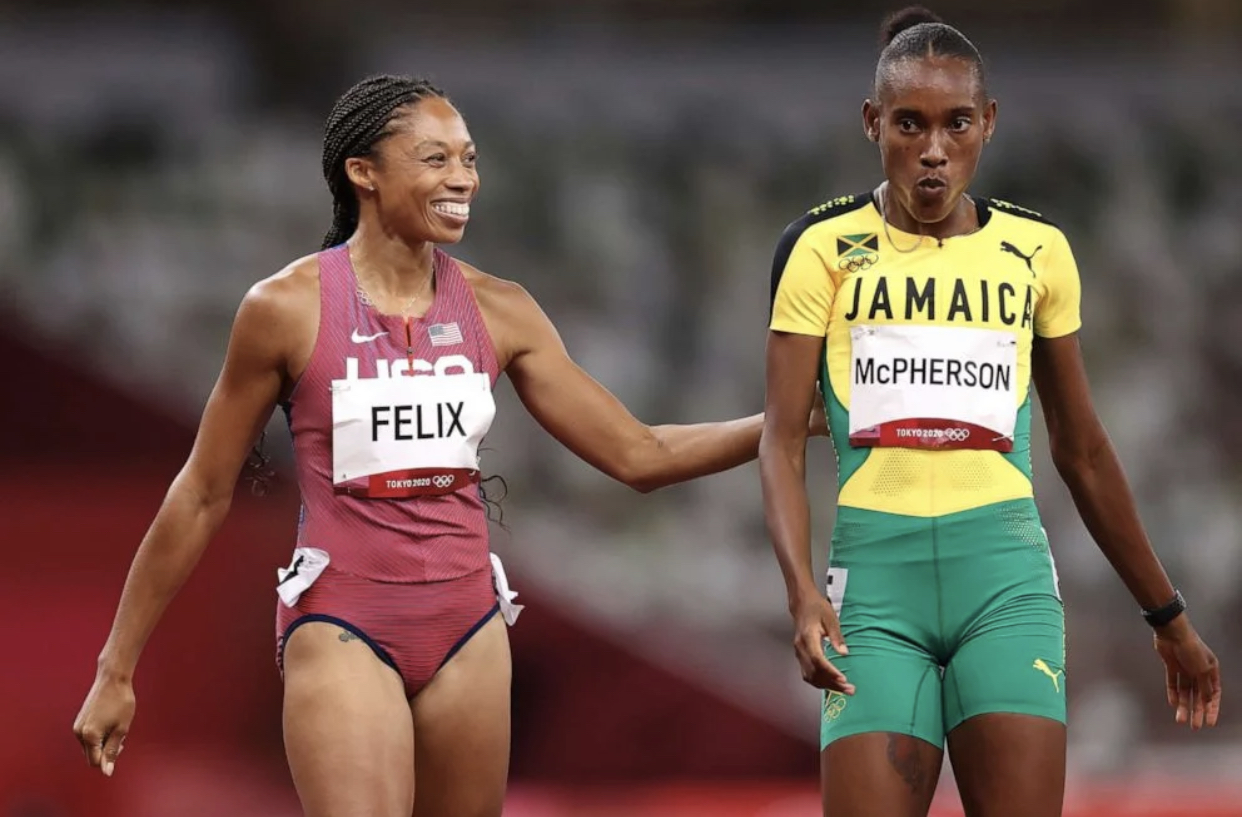 With her 10th Olympic medal, Allyson Felix Becomes The Most Decorated Woman In Track & Field