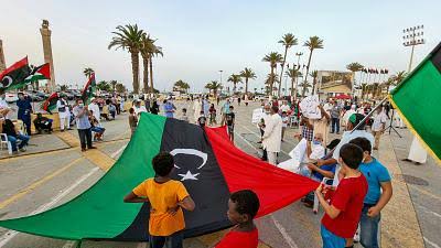 Libyans Celebrate to mark the anniversary of ‘liberation’ of Tripoli