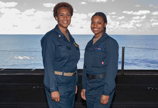 Meet Tonya McCray and Racquel McCray , the Mom and Daughter Who Are Working Together on the Same U.S. Navy Ship