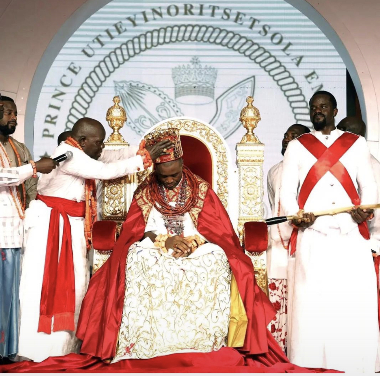Pictures from the Royal Coronation of the 21st Olu of Warri
