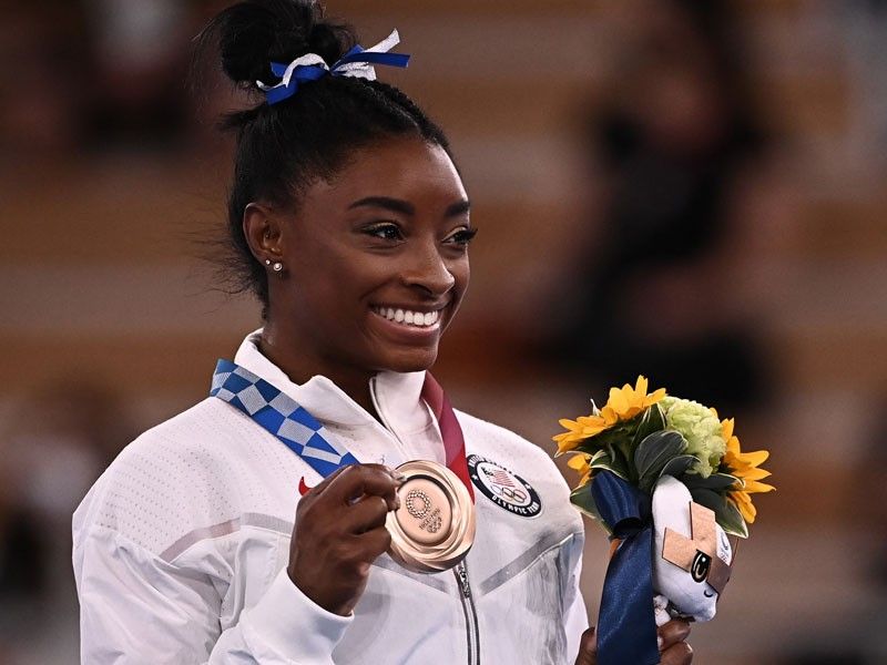 After her mental health battle, Simone Biles clinches a Bronze Medal