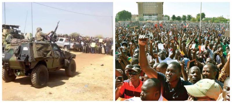 French soldiers shoot and injure Burkinabe in protesters Burkina Faso