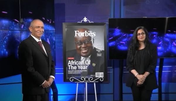 Forbes magazine names Ghanaian President, NANA AKUFO-ADDO as the African Of The Year
