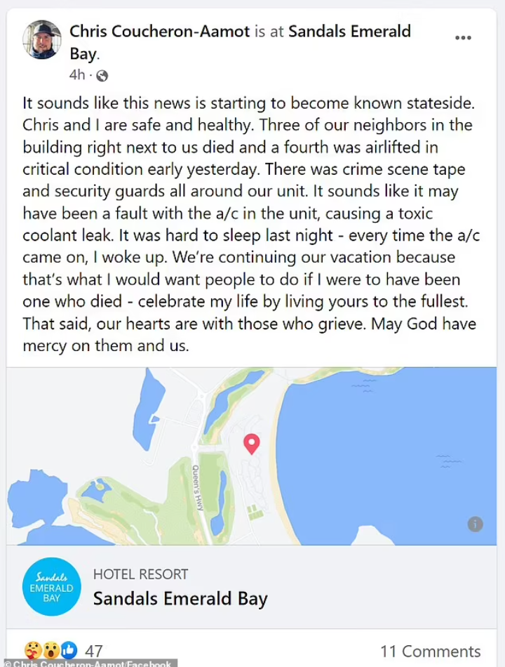 Toxicology Tests To Be Conducted After Tragic Death Of Tourists At The Sandals Resort In The Bahamas | MBBA GLOBAL