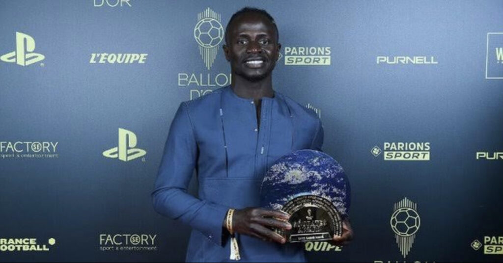 Senegalese Soccer Player Sadio Mane wins First ever Socrates Award