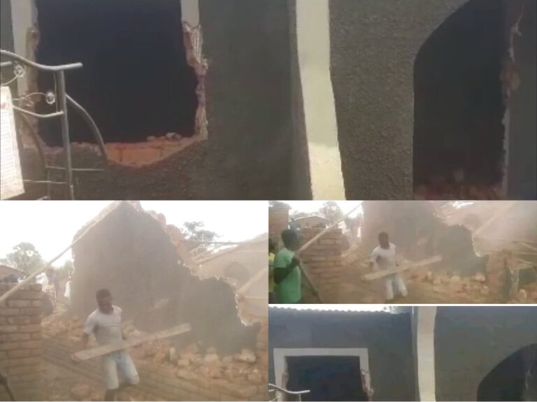 Video: Malawian Demolishes Houses he built for his wife, after she dumped him