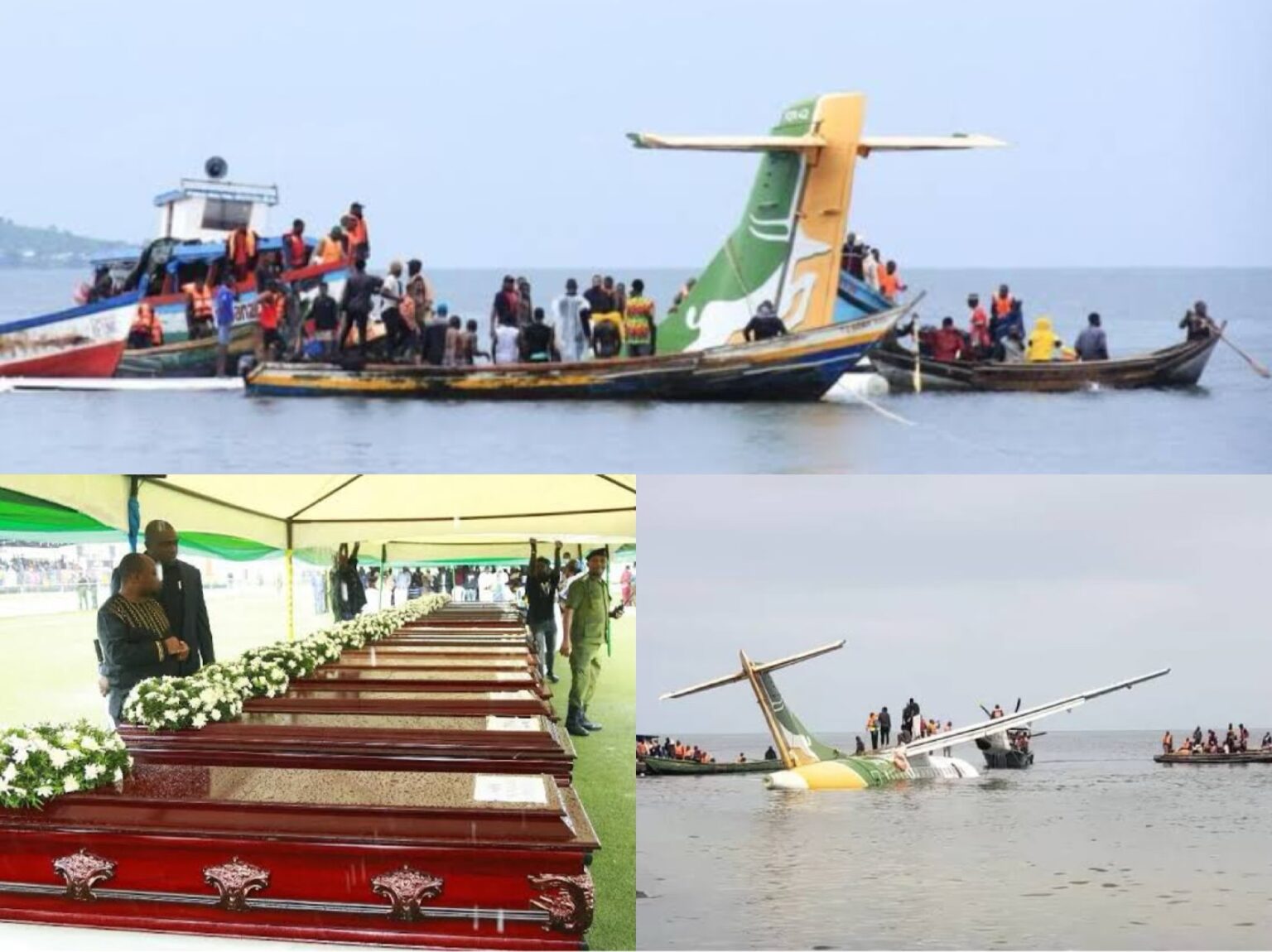 Tanzania Holds mass funeral for the 19 victims of Sunday’s plane crash