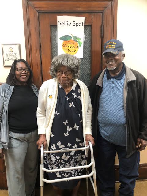 105-Year-Old Ida Simmons The Black Woman Who First Voted In 1964 Casts Early Ballot In Georgia 