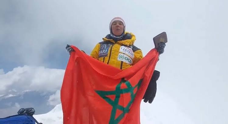 Moroccan woman, Bouchra Baibanou, Climbs the world's highest peaks