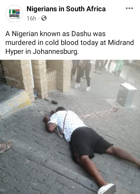 Video: 2 Nigerian men reportedly shot dead in South Africa