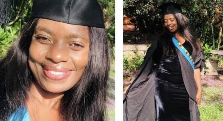 40-Year-Old South African Woman Sthembile, Graduates From Same College Where She Cleaned For 14 Years