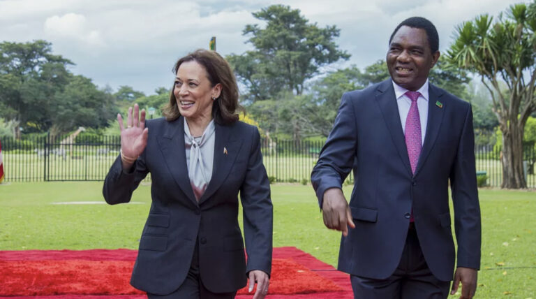 Kamala Harris Visits Zambia, discusses massive debt restructuring