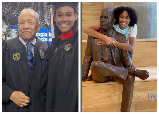 Georgia Tech’s Historic Moment: First Black Graduate Passes Torch to Granddaughter
